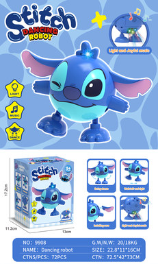 Stitch dancing robot