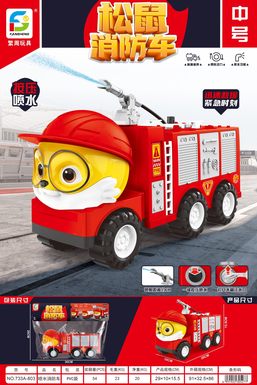 Mediumwatersprayinertialfiretruck