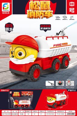 Mediumwatersprayinertialfiretruck