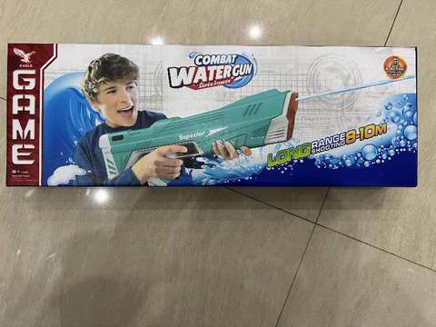 Water absorbing new electric water gun (blue, yellow)