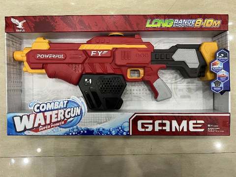 Water absorbing new electric water gun (blue, red 2 colors)