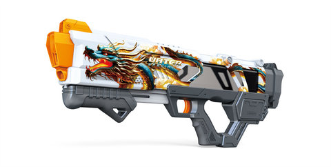 Hand to body electric water gun