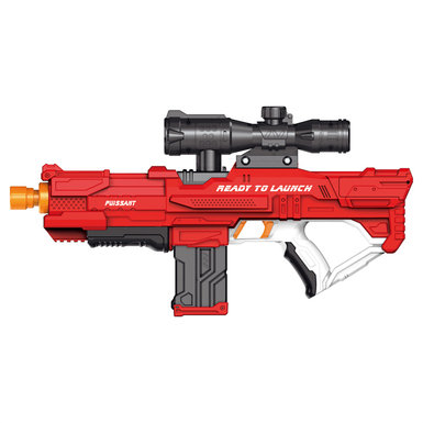 Hand-in-one electric water gun (red and blue)