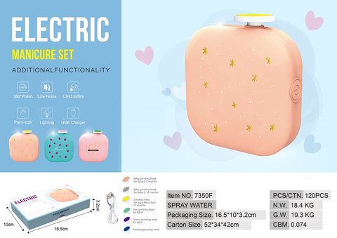 Nail grinder, baby toys, charging model