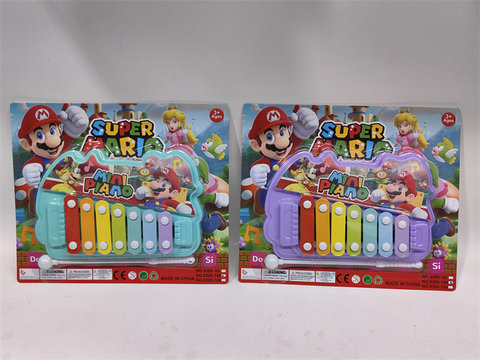 Mario Cartoon 7-tone piano music toys musical instruments toys