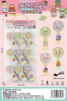 Mini handheld fan 9PCS
