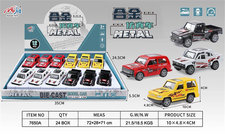 12只庄1:43双开门合金回力越野车 12PCS
