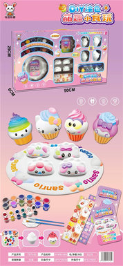 DIY coloring cute and fun food toys
