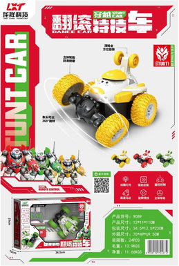 Rolling stunt remote control car