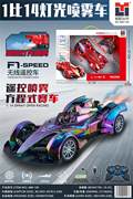 1：14方程幻彩喷雾赛车2色混装