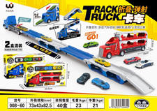 折叠弹射卡车合金跑车