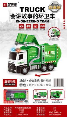Acoustic and Optical Inertial Alloy Environmental Sanitation Vehicle