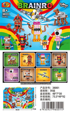 512PCS of Building Blocks for the Classic of Mountains and Seas Abroad