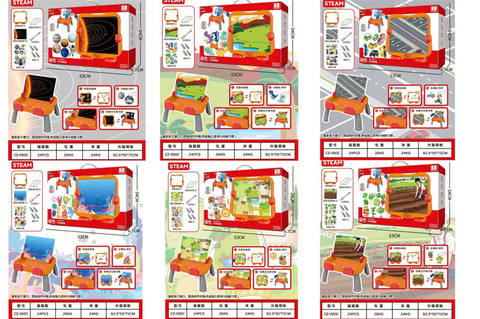 Multi functional magnetic painting table can be mixed