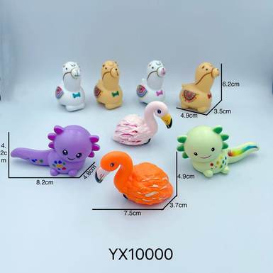 Cuteandplayfulunicycleanimal,flamingo,alpaca,hexagonaldinosaurseries(ultrasonicUVprinting)