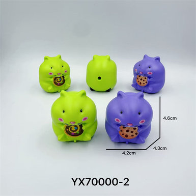 Cartoon Cute Hamster Power Car (UV Printed)