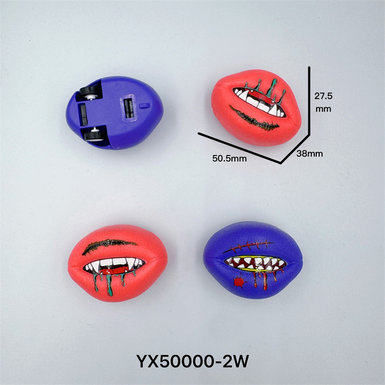 Halloween funny mouth power car (UV printed)