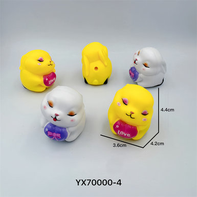 Cartoon Love Rabbit Power Car (UV Printing)