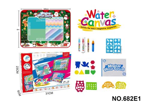 Christmas theme magic water canvas / graffiti mat