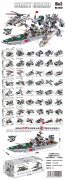 巡航舰8小款合3大变总43变（1000PCS）