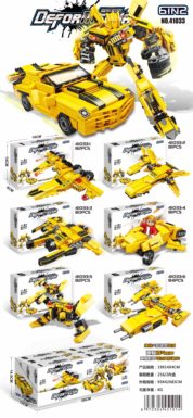 New bumblebee shape-shifting chariot (490PCS)