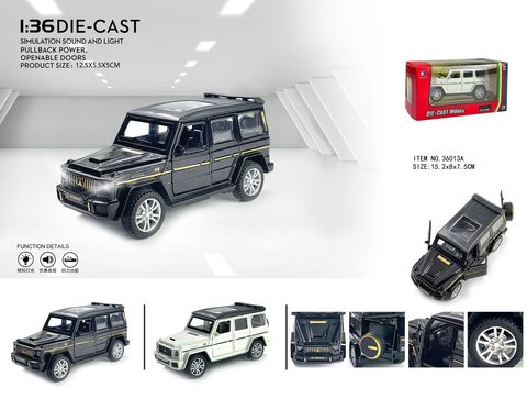 1:36 alloy car (window box)