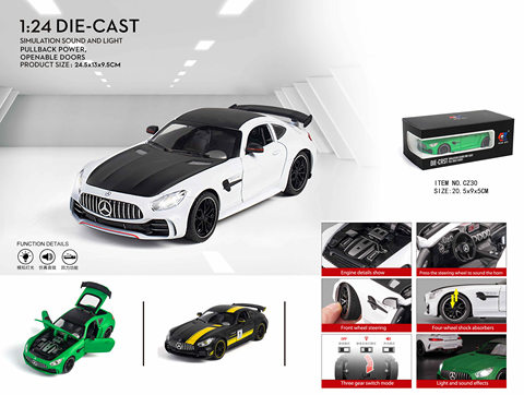 1:24 Mercedes GTR (foam box)