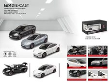 1:24 特斯拉 Model 3（泡沫盒）