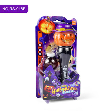 Electric Halloween Pumpkin Bubble Stick