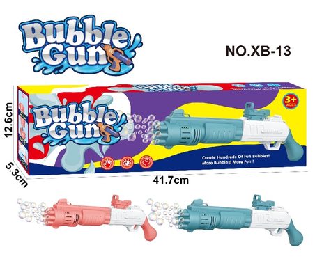 Porous electric bubble gun (battery version)