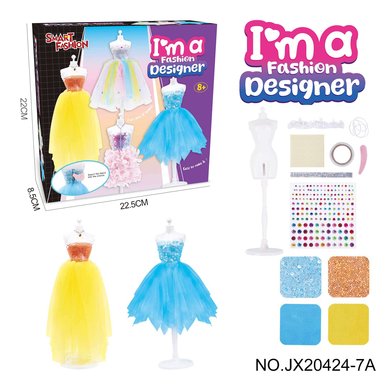 Girl DIY handmade fashion design set 2 sets of clothes