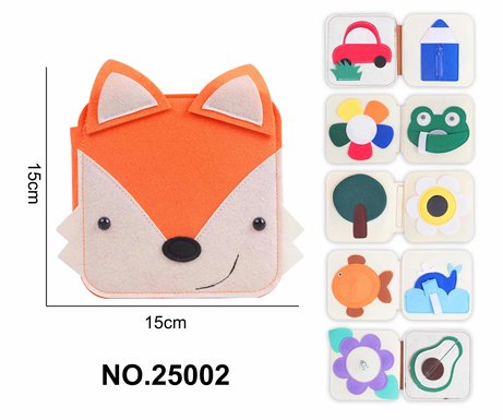Montessori Children's Early Education Felt Educational Fox Handwriting