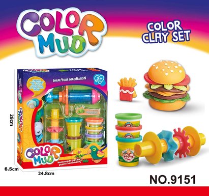 Colored clay set