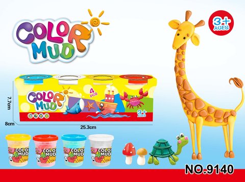 Color clay 4 bottles