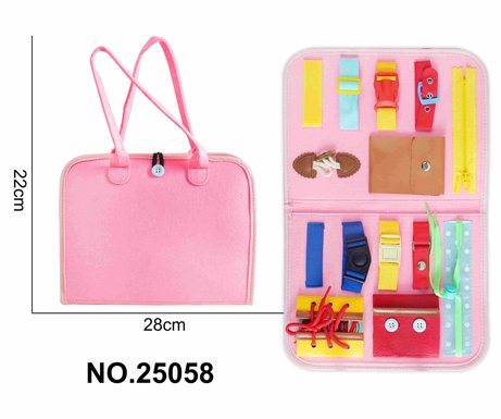 Montessori Children's Early Education Felt Educational Single Page Busy Board