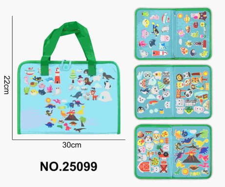 Montessori children's early education felt for intelligent busy board sea/animal handheld