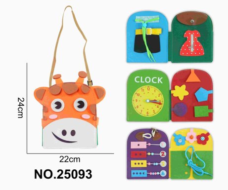 Montessori Children's Early Education Felt Educational Study Book-Folded Deer (Felt)