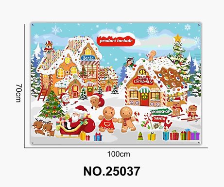 Montessori children's early education felt, educational Christmas book, wall hanging storyboard
