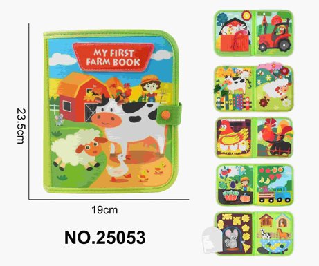 Montessori Children's Early Education Felt Educational Farm 2 Generation Busy Books