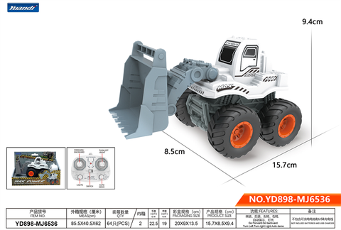 Soil stacker stunt vehicle/bucket less (not included electricity) remote control vehicle toy