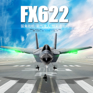 Flying Bear FX622 remote control aircraft fixed wing remote control glider trumpet F22 fighter jet model aircraft toy
