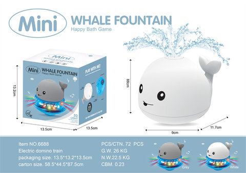 Whale water polo + base swimming toy bathing toy