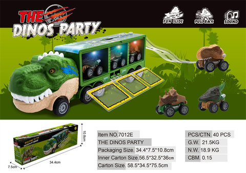 Dinosaur car toy