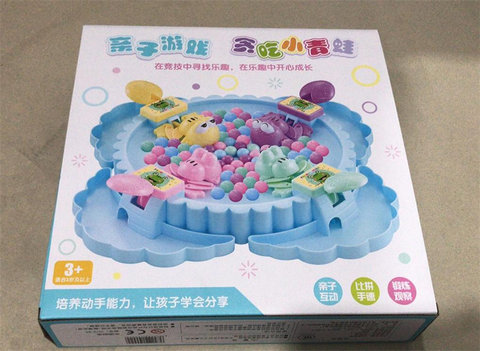 Gluttonous Little Frog Educational Toys Entertainment Games Toys (4-player game)
