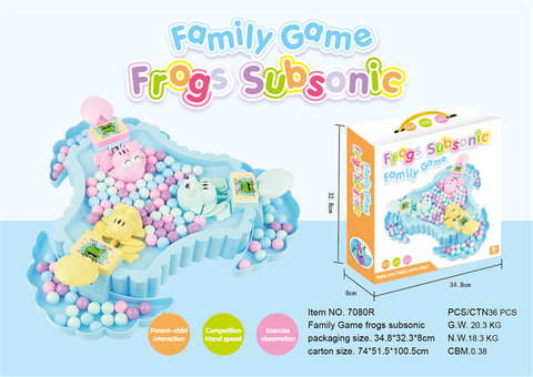 Gluttonous Little Frog Educational Toys Entertainment Games Toys (3-player game)