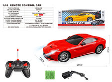 四通1：16法拉利F12展示盒（包电）