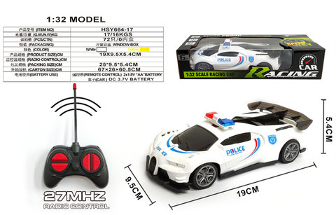 Four way Bugatti police car (without power included)
