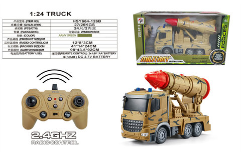 1: 24 10 single gun military vehicles