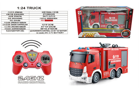1: 24/7 water cannon fire truck