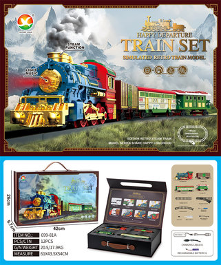 ClassicalSteamChargingRailTrain(ChristmasEdition)